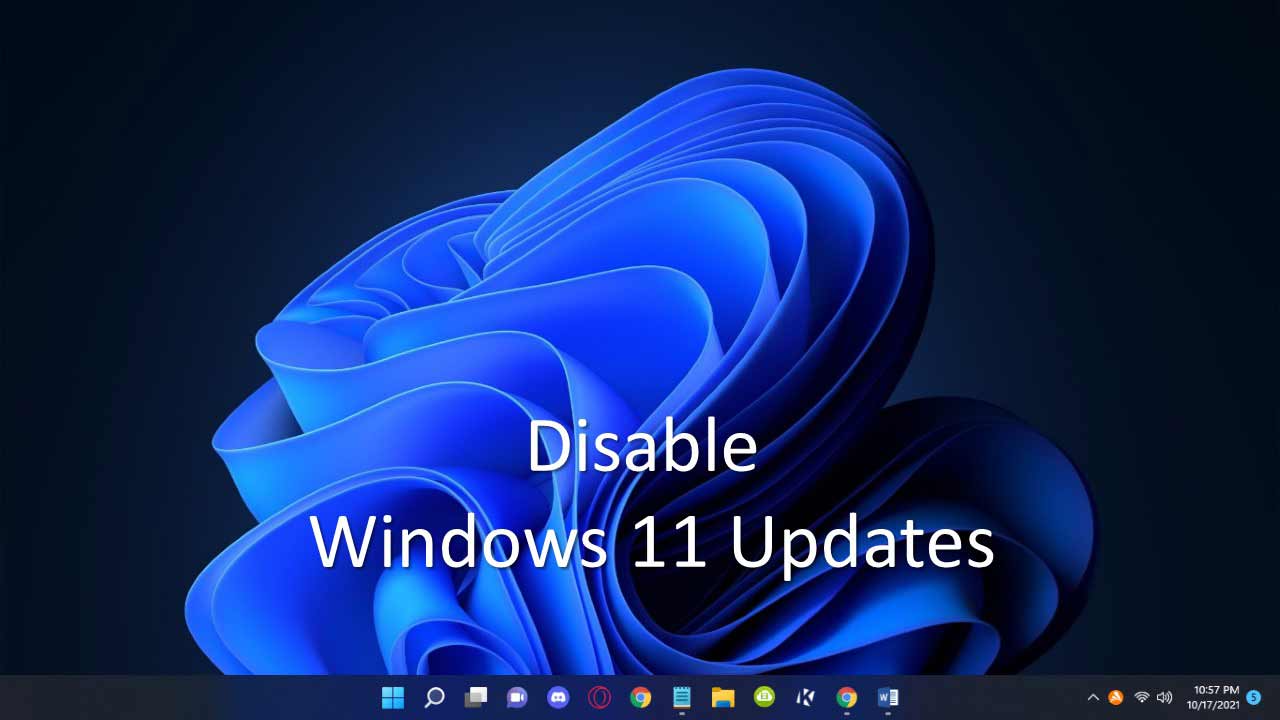 Permanently Disable Windows 11 Updates - Fix Windows 1