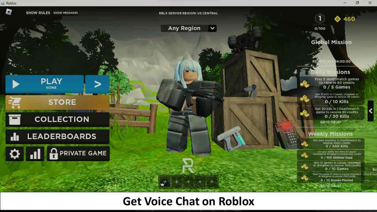 Get voice chat on Roblox
