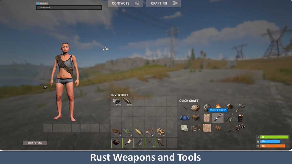 Rust Weapons and Tools