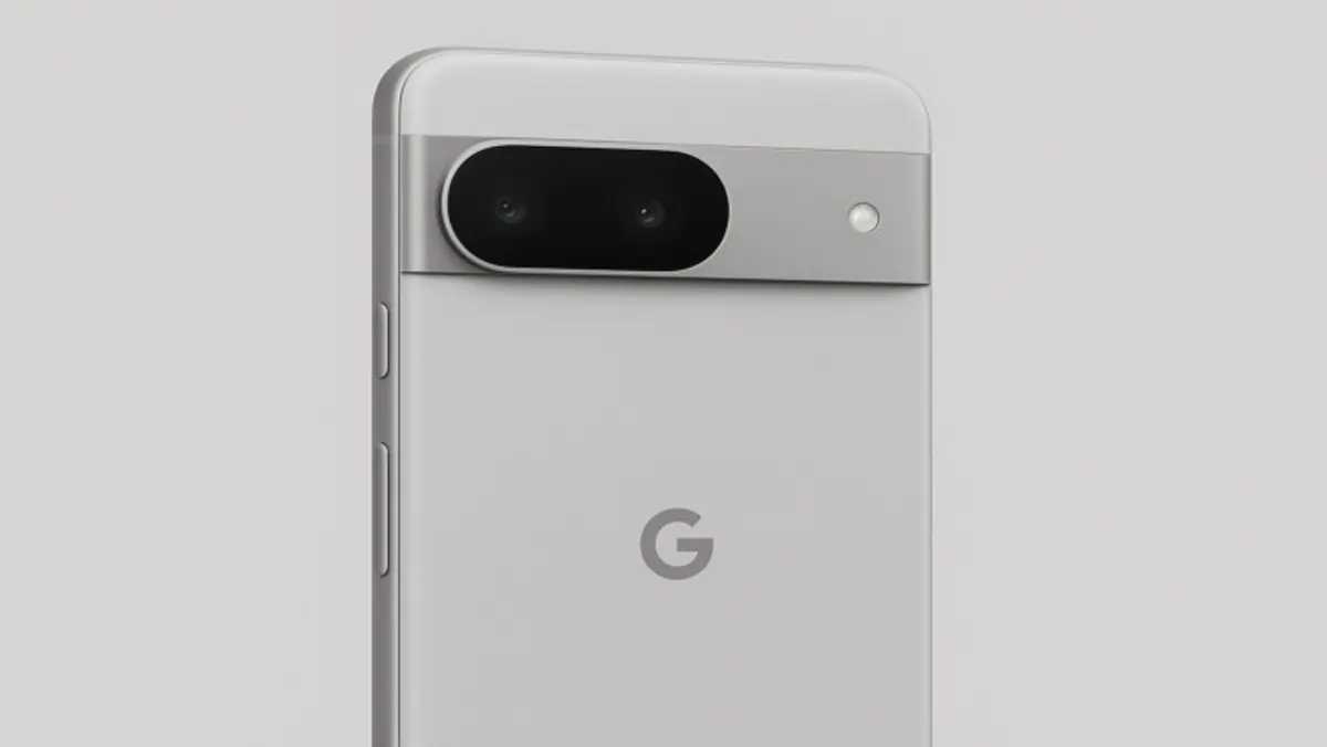 Leaked Google Pixel 10a render showing rear camera design and rumored Tensor G4 hardware details.